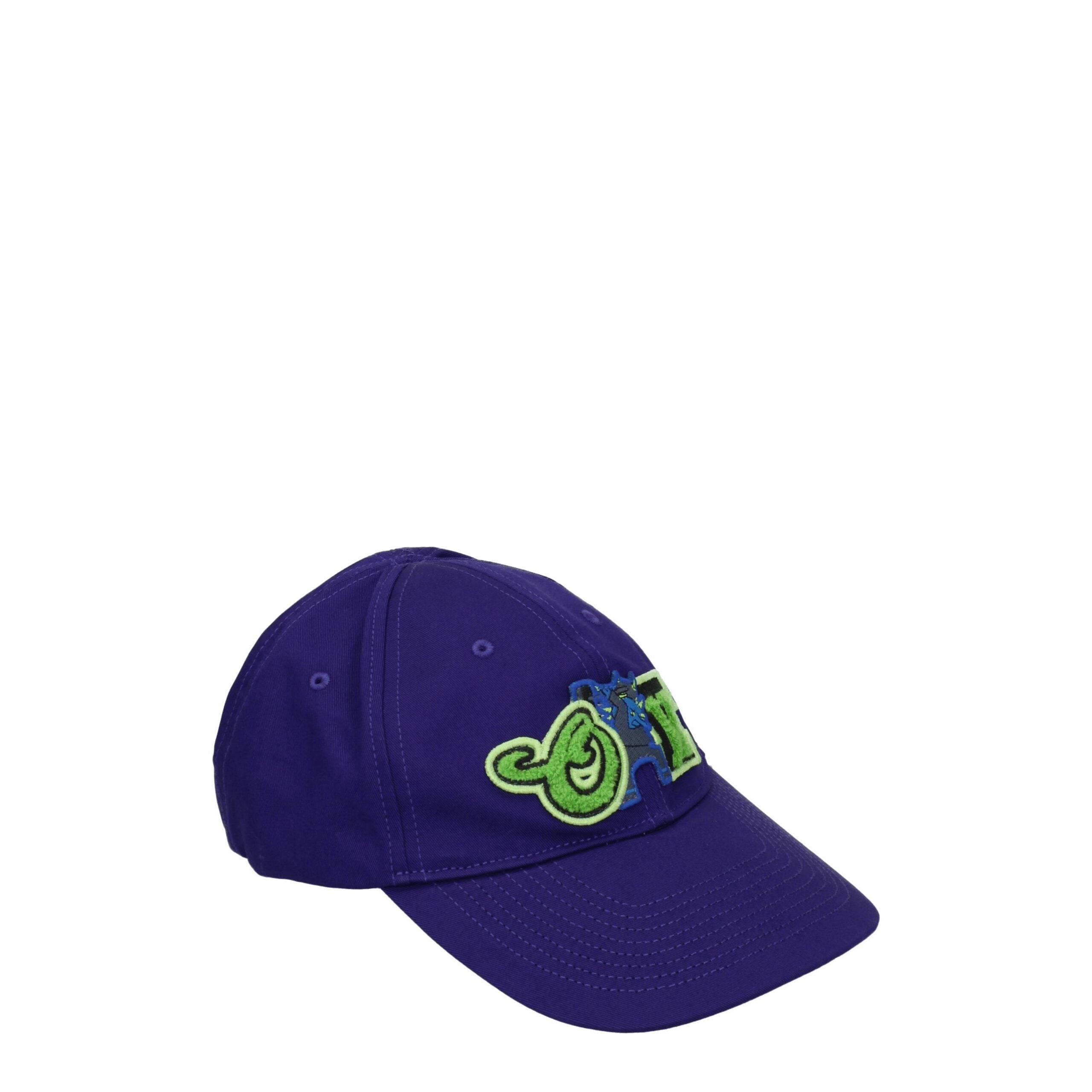 Off-White Purple Cotton Caps (Baseball Hat) Off-White
