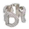 Dolce & Gabbana Gray Brass Rings Dolce & Gabbana