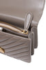 PINKO Grey Leather Love One Mini Shoulder Bag PINKO