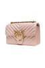 PINKO Powder Pink Love One Mini Shoulder Bag PINKO