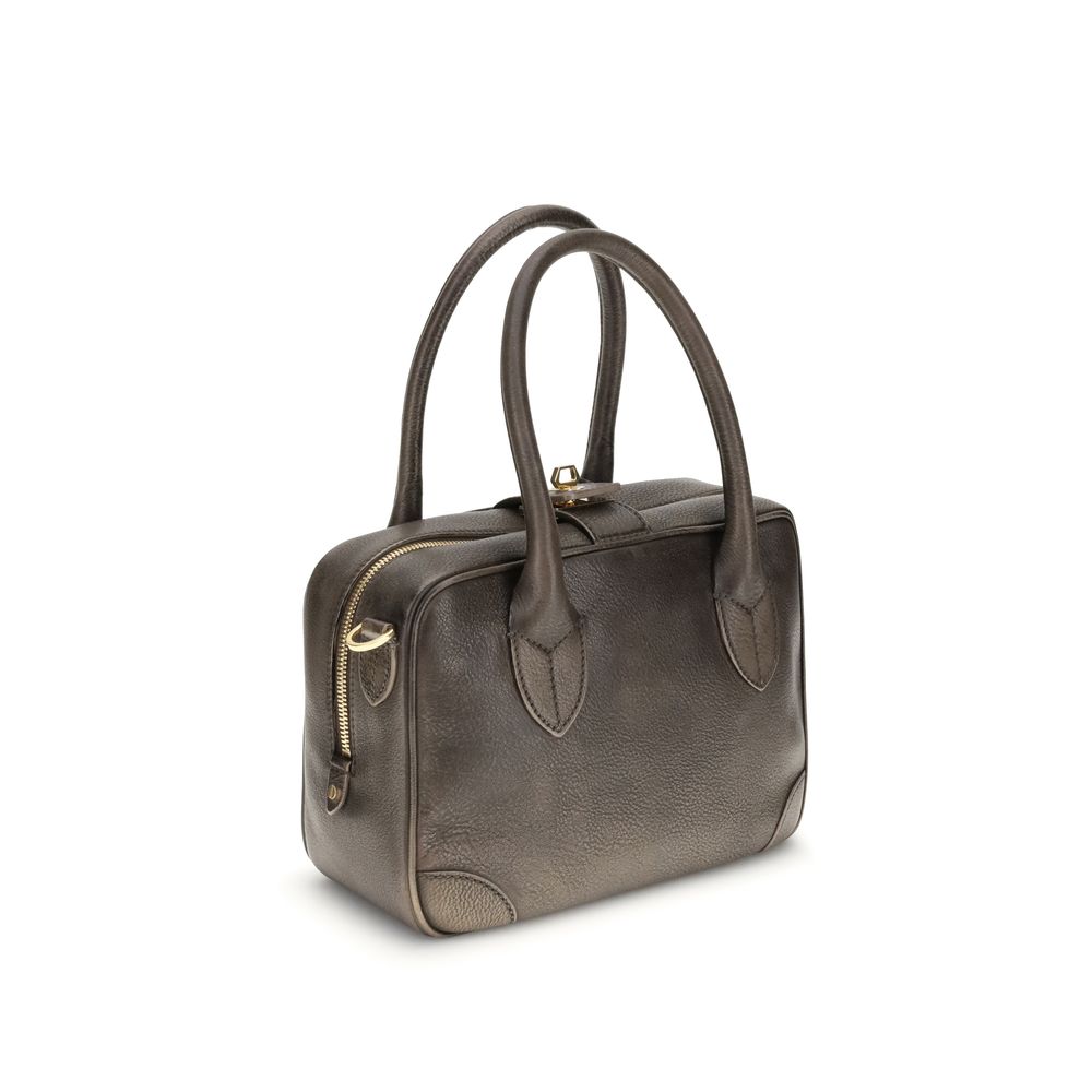 Golden Goose VITA BAG TREATED LEATHER BODY GOLD METAL Golden Goose