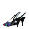 Valentino Garavani Black Leather High Heel Pumps Valentino Garavani