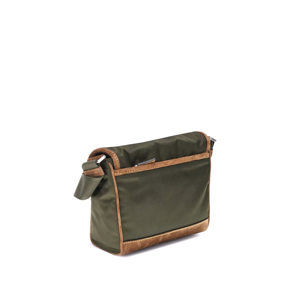 Prada Re-Nylon and leather medium Shoulder Bag Prada