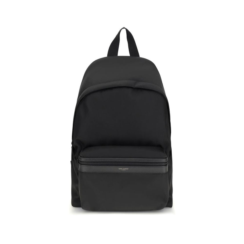 Saint Laurent Black Recycled Polyamide Backpack Saint Laurent