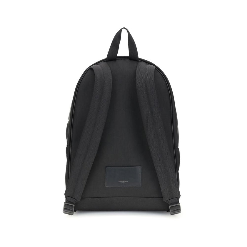Saint Laurent Black Recycled Polyamide Backpack Saint Laurent