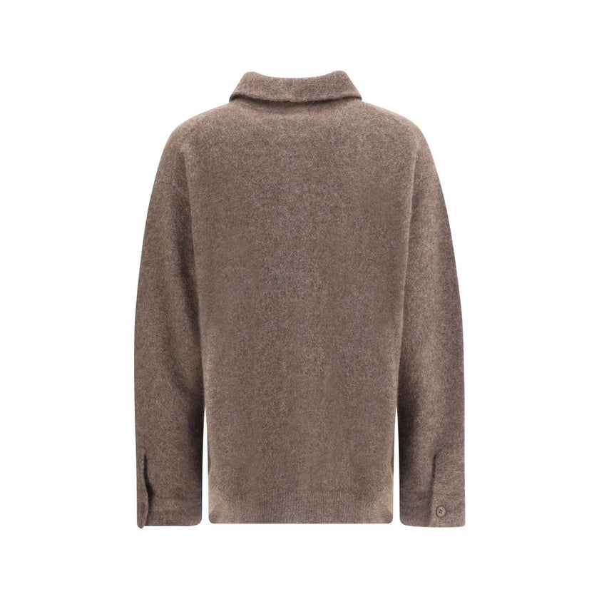 P.A.R.O.S.H. Brown Raccoon Fur Cardigan P.A.R.O.S.H.