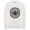 Balmain White Cotton Sweatshirt Balmain