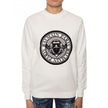 Balmain White Cotton Sweatshirt Balmain