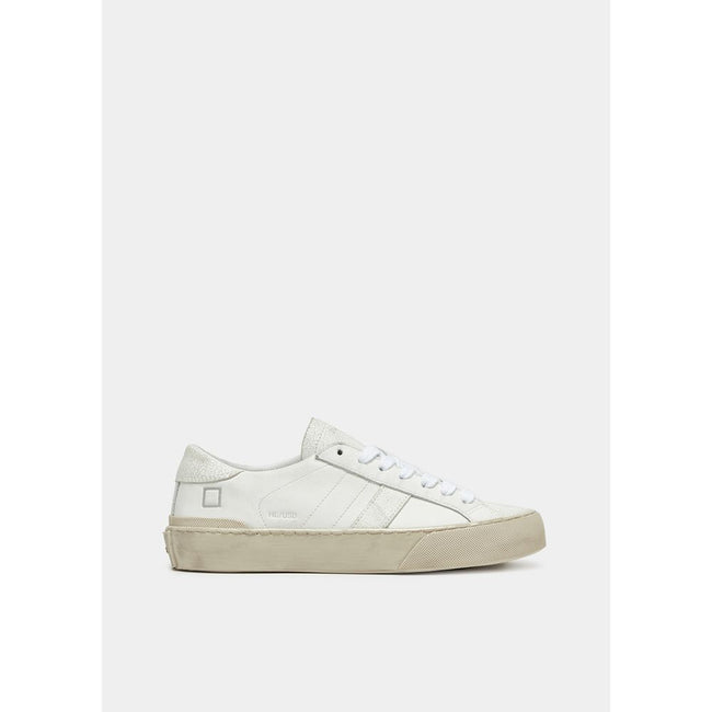 D.A.T.E White Leather Sneaker D.A.T.E