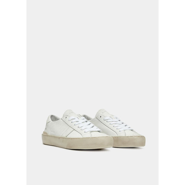 D.A.T.E White Leather Sneaker D.A.T.E