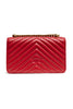 PINKO Red Leather Love One Mini Shoulder Bag PINKO