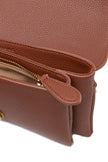 PINKO Brown Leather Love Boucle Riga Shoulder Bag PINKO