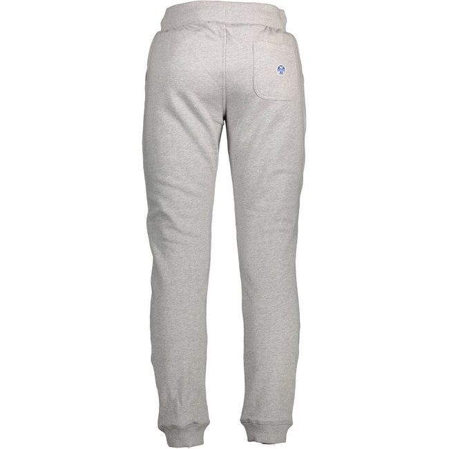 North Sails Gray Cotton Pant North Sails