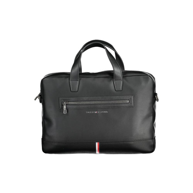 Tommy Hilfiger Black Polyethylene Handbag Tommy Hilfiger