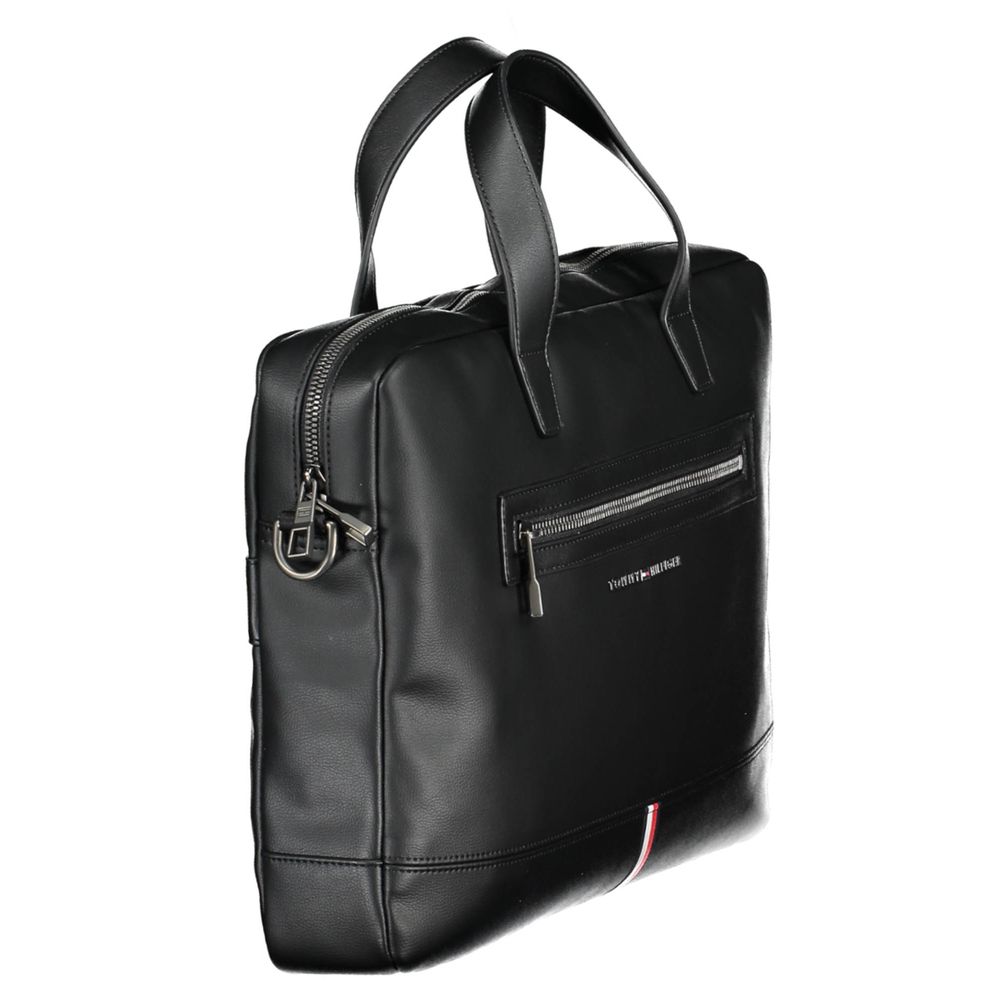 Tommy Hilfiger Black Polyethylene Handbag Tommy Hilfiger
