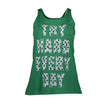 Silvian Heach Green Cotton Tank Top Silvian Heach