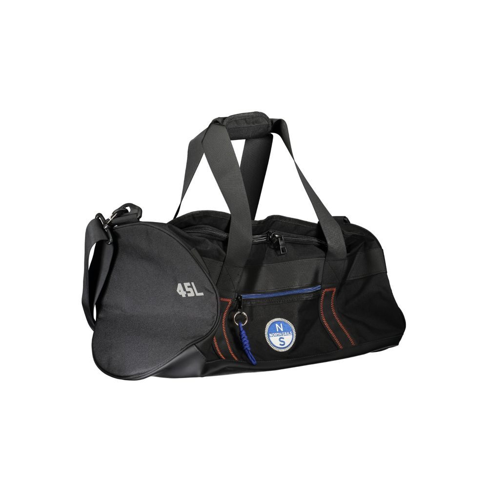 North Sails Black Polyester Handbag North Sails