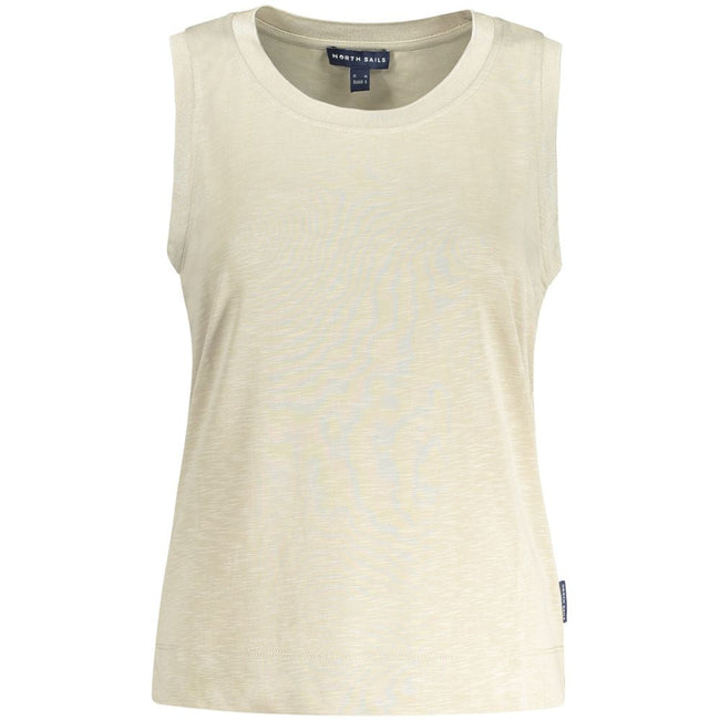 North Sails Beige Polyester Tank Top North Sails
