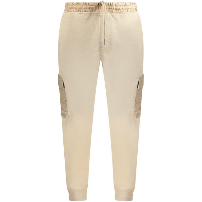 Hugo Boss Beige Cotton Pant Hugo Boss