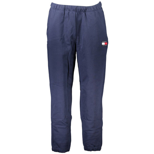 Tommy Hilfiger Blue Cotton Pant Tommy Hilfiger