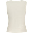 Tommy Hilfiger Beige Cotton Tank Top Tommy Hilfiger
