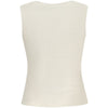 Tommy Hilfiger Beige Cotton Tank Top Tommy Hilfiger