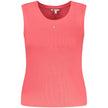 Tommy Hilfiger Pink Cotton Tank Top Tommy Hilfiger