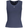Tommy Hilfiger Blue Cotton Tank Top Tommy Hilfiger