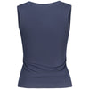 Tommy Hilfiger Blue Cotton Tank Top Tommy Hilfiger