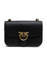 PINKO Black Leather Love Bell Classic Shoulder Bag PINKO