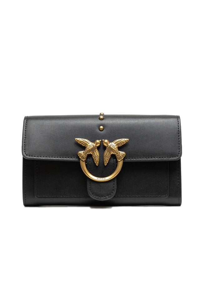 PINKO Black Mini Love Bag One Simply PINKO