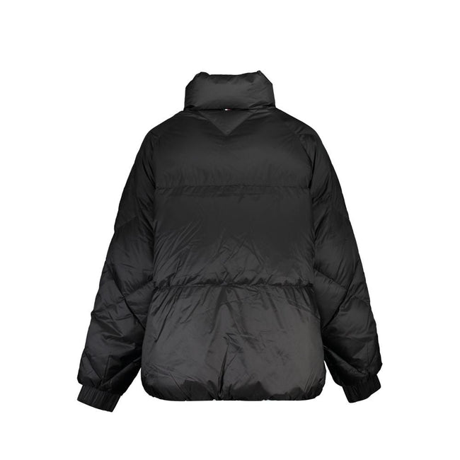 Tommy Hilfiger Black Polyester Jackets & Coat Tommy Hilfiger