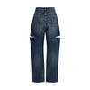 Margiela Denim Jeans with Cut-Out Detail Margiela