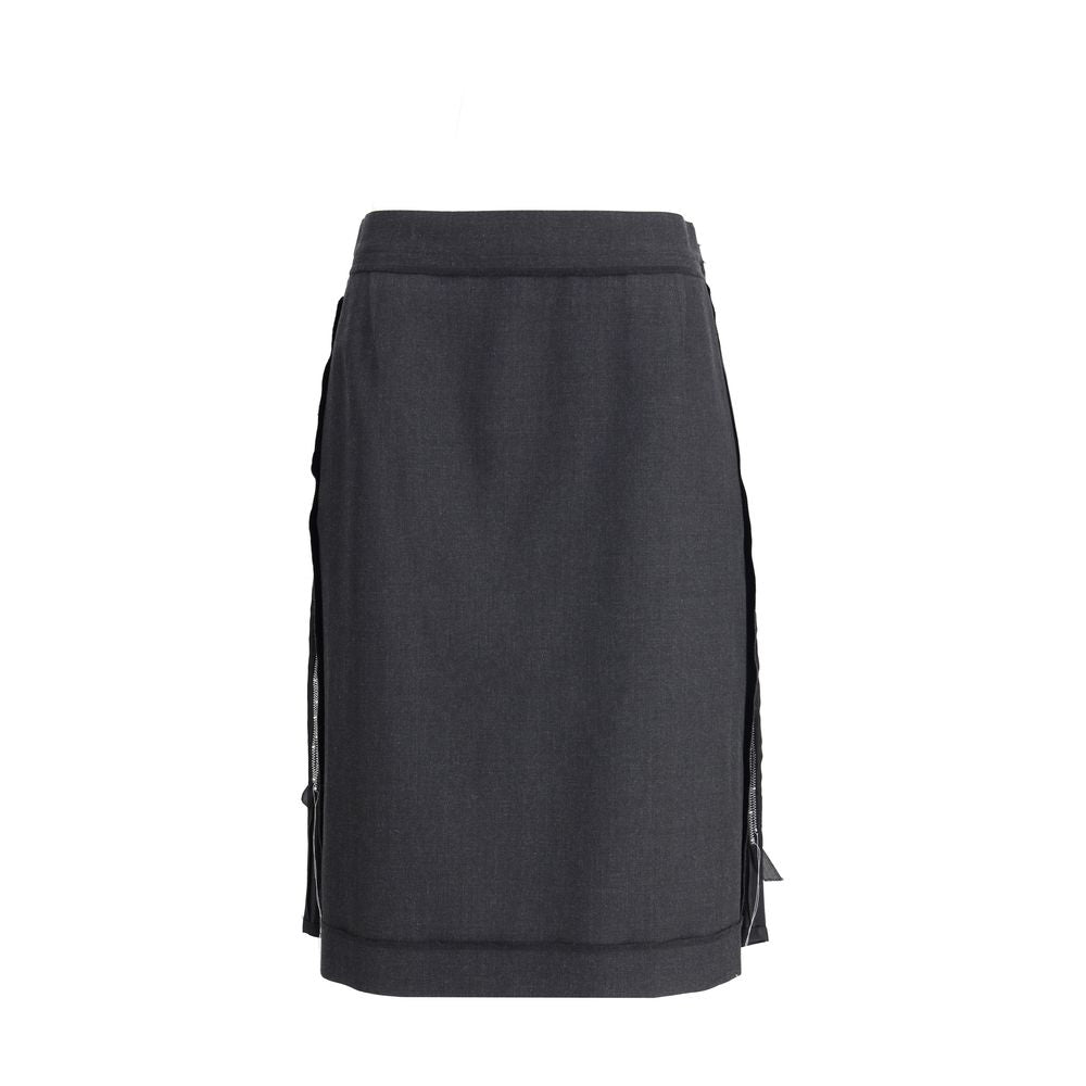Margiela Wool Midi Skirt Margiela