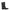 Celine Black Leather Flat Boots Celine