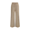 Valentino Palazzo Trousers in Bottonato Natté Valentino