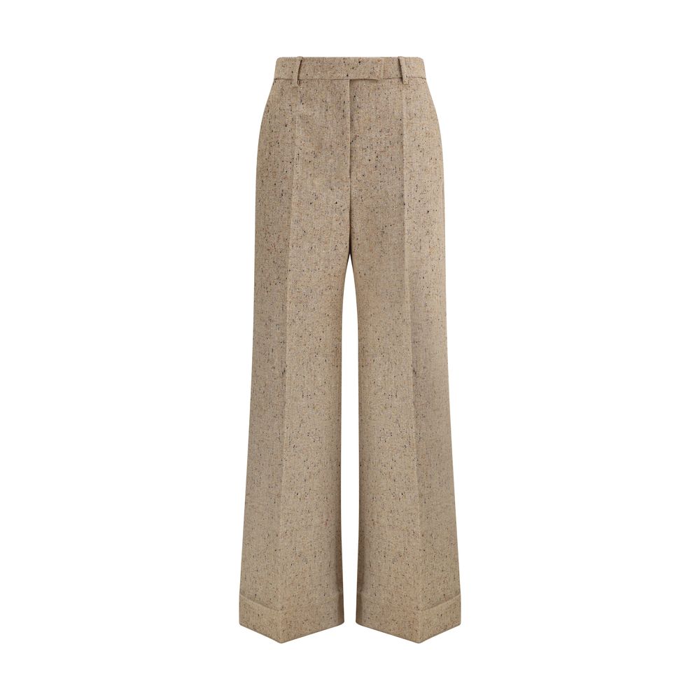 Valentino Palazzo Trousers in Bottonato Natté Valentino