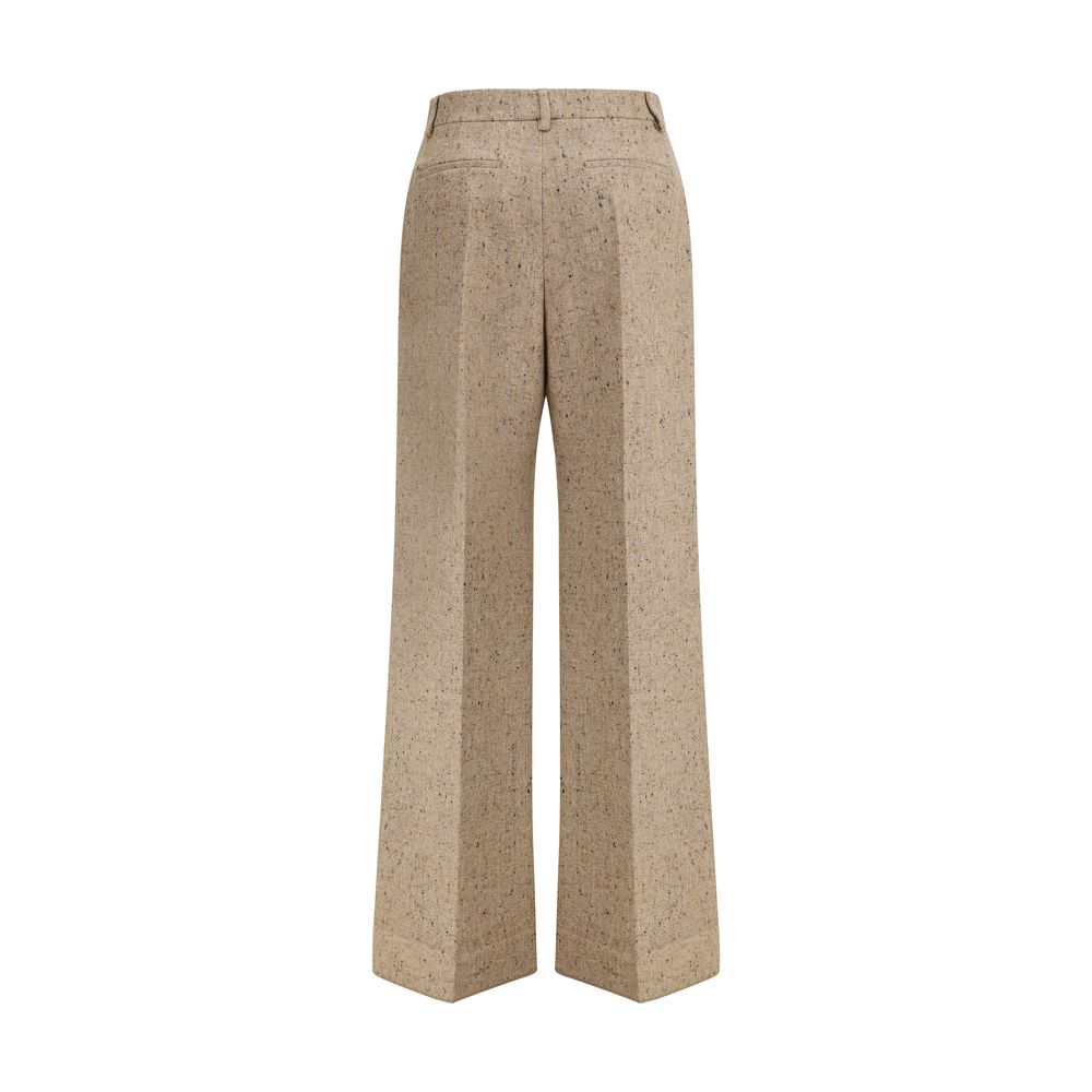 Valentino Palazzo Trousers in Bottonato Natté Valentino