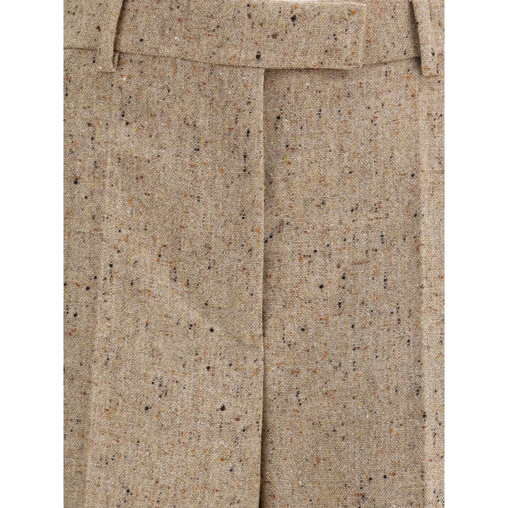 Valentino Palazzo Trousers in Bottonato Natté Valentino