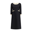 Valentino Wool Dress with Bow Valentino