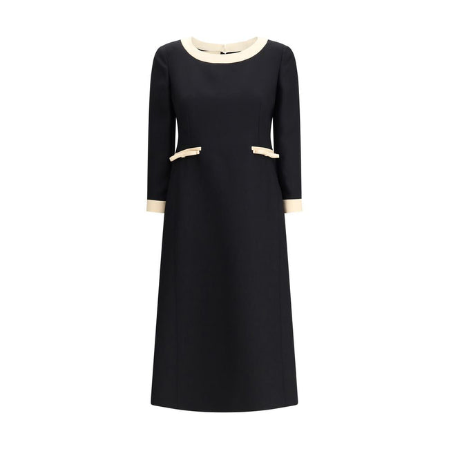Valentino Wool Dress with Bow Valentino