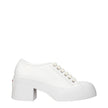 Marni White Leather Platform Sneakers Marni