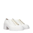 Marni White Leather Platform Sneakers Marni