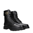 Celine Black Leather Ankle Boots Celine