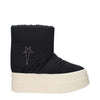 Rick Owens Black Fabric Ankle Boots Rick Owens