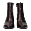 Celine Red Leather Ankle Boots Celine
