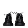 Prada Black Leather Oxfords And Derbies Prada