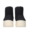 Rick Owens Black Fabric Ankle Boots Rick Owens