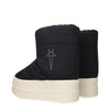 Rick Owens Black Fabric Ankle Boots Rick Owens