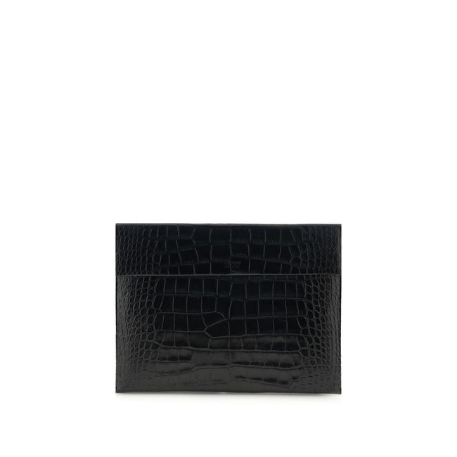 Tom Ford Crocodile print leather Pouch Tom Ford